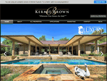 Tablet Screenshot of kermitbrown.com